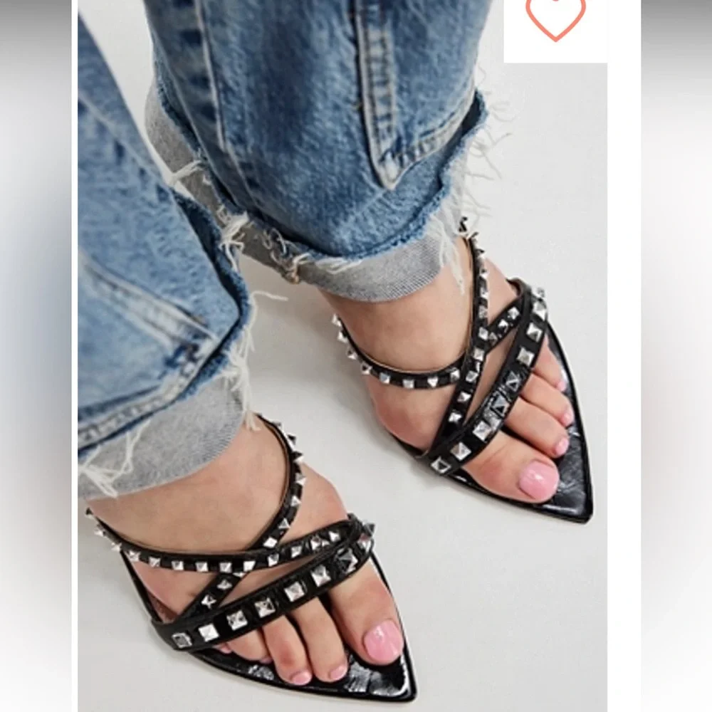 Free people Saga Studded Heels
